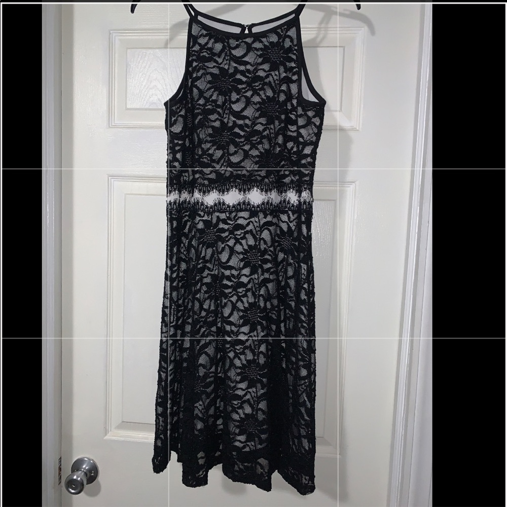 Black and white dress